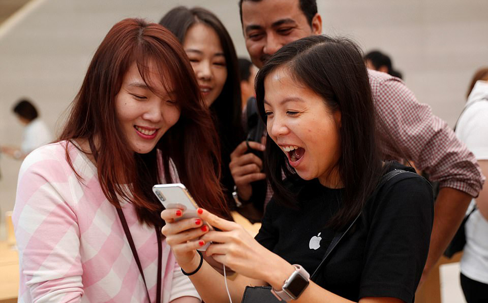 苹果中国iPhone销量坚挺 X和8P排名热销前五 苹果中国iPhone销量坚挺 X和8P排名热销前五